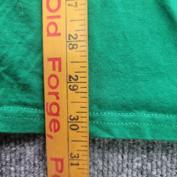 Harry Potter Hogwarts Footprints Mens Green Tee 2XL Witches Wizards Dance - Picture 7 of 8